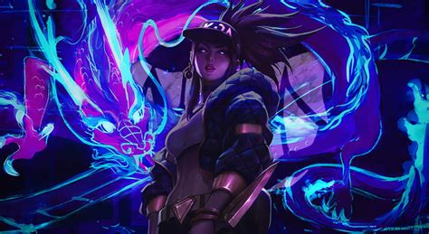 HD wallpaper: Akali(League of Legends), K/DA, video games, video game ...