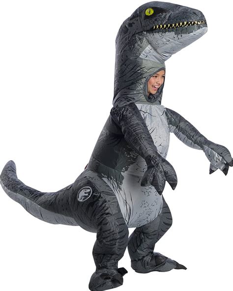 Jurassic World Velociraptor Blue Inflatable Halloween Costume | Inflatable Halloween Costumes ...