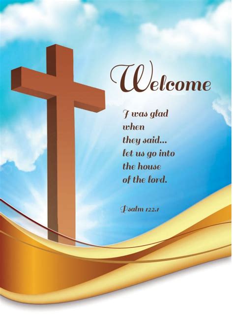 Welcome Cards - Religious Cards - WE12 Pack of 12 2 designs