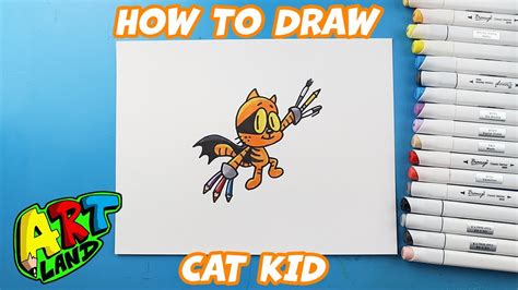 How to Draw Cat Kid from Dogman - YouTube