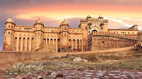 View of Amber fort, Jaipur, India 745172 Stock Photo at Vecteezy