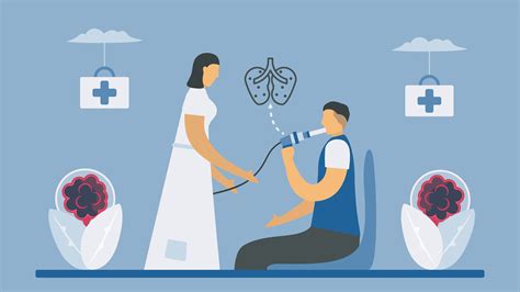 Spirometry test measuring lung function 1212711 Vector Art at Vecteezy