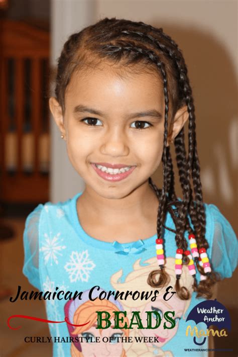 Curly Hairstyle of the Week: Jamaican Cornrows and Beads | Weather ...