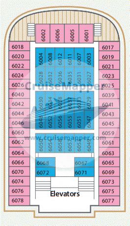 Celestyal Olympia deck 6 plan | CruiseMapper