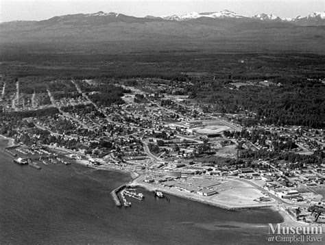 Aerial view of downtown Campbell River | Campbell River Museum - Photo Gallery