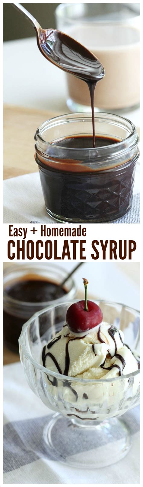 Easy Chocolate Syrup Recipe | Catch My Party