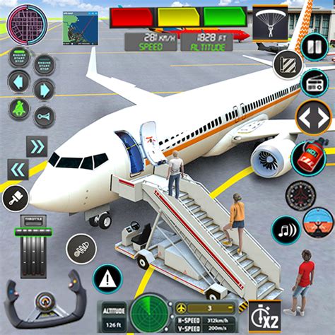 Real City Airplane Flying Pilot 3D: Flight Simulator Airplane Games ...