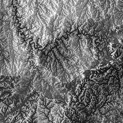 Kentucky Elevation Map | Relief map, Elevation map, Elevation