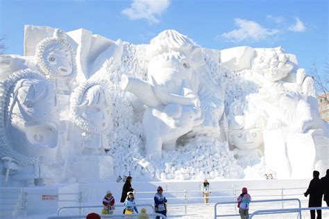 on viewing the ice giants at The Sapporo Snow Festival in Sapporo ...