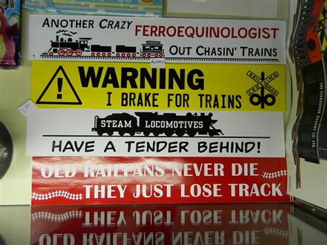 Railfan Ferroequinologist Train Bumper Stickers | Jennifer Arrow | Flickr