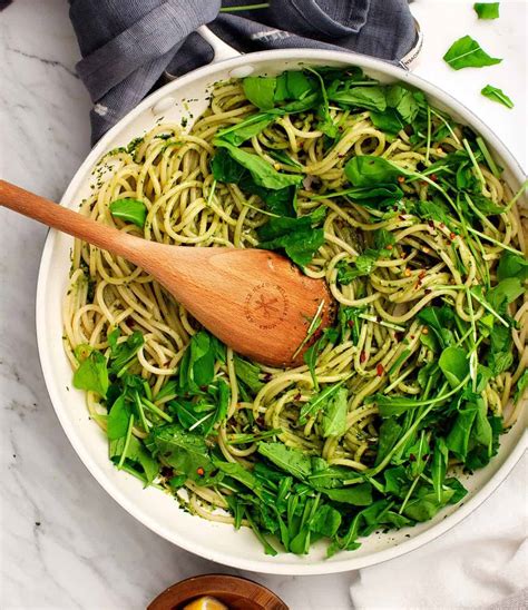 Easy Basil Pesto Pasta Recipe | Deporecipe.co