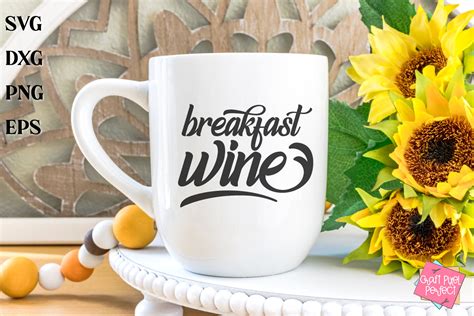 Mug Svg, Funny Mug Svg, Breakfast Wine Graphic by Craft Pixel Perfect · Creative Fabrica