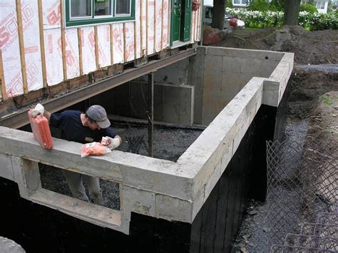 Basement (crawl space) excavation with underpinning foundation | Bisson Expert | Crawlspace ...