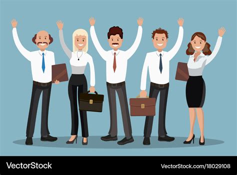 Office staff Royalty Free Vector Image - VectorStock