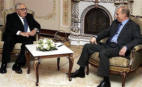 President Vladimir Putin met with the former U. S. Secretary of State ...