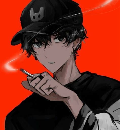 Anime Boy Smoking Hd Wallpaper - Anime Wallpaper