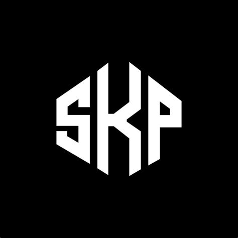 SKP letter logo design with polygon shape. SKP polygon and cube shape ...