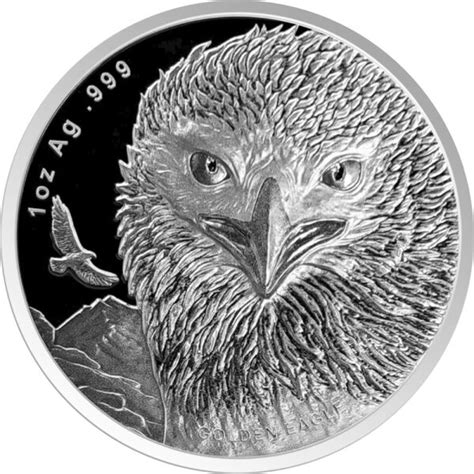 Samoa Golden Eagle 2. Ausgabe 2024 1 oz Silber | Prooflike, 41,29