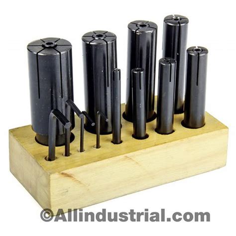 All Industrial 41199 | 8pc High Precision Expanding Arbors Set Mandrels 1/4" to 1-1/4" Lathe ...