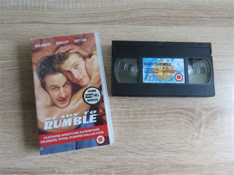 READY TO RUMBLE (2000) VHS Video David Arquette, WCW NWO Hype Sticker, Wrestling £16.00 ...