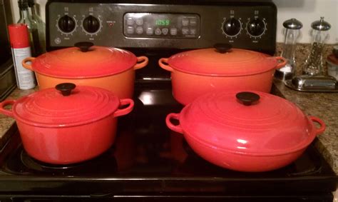 Getting closer to a complete collection - Le Creuset Cookware (color: flame) | Creuset, Le ...