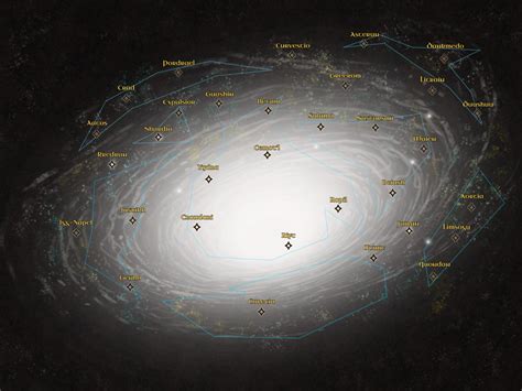 The Galaxy Map in Project Nova| World Anvil