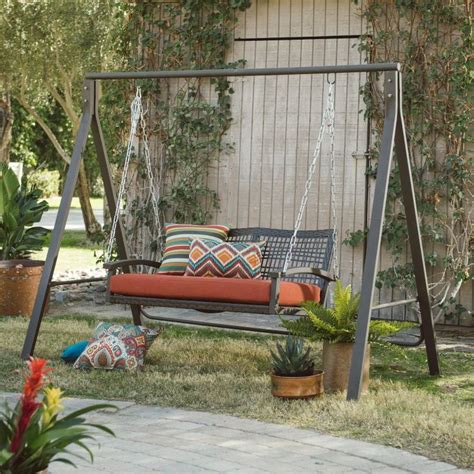 Belham Living Universal A-Frame Metal Porch Swing Stand - UNIVERSAL PORCH SWING STAND | Porch ...