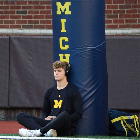 Who’s That Meditating Under the Goal Post? Michigan Quarterback J.J ...