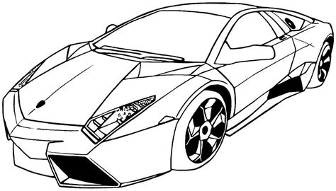 Voiture Coloriage Gratuit - 17 Voiture De Sport A Colorier Background ...