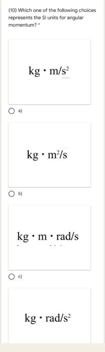 Solved (10) Which one of the following choices represents | Chegg.com