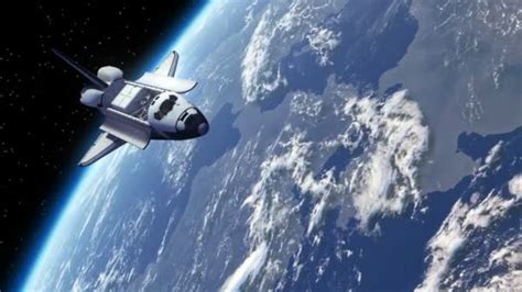 Space Shuttle Orbiting Earth — Stock Video © 3DSculptor #64445489