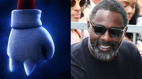 Idris Elba Voicing Kunckles in Sonic the Hedgehog 2 Movie