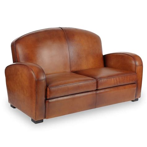 Hemingway 2 seater Leather Club Sofa