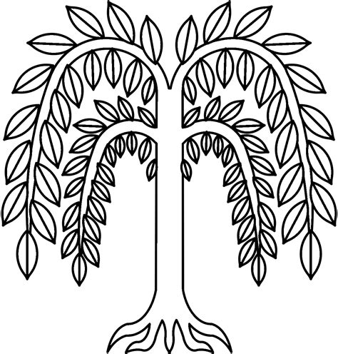 Willow - Traceable Heraldic Art