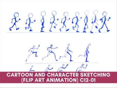 Cartoon and Character Sketching (Flip Art Animation) course Drawing, Painting Institute Pune ...