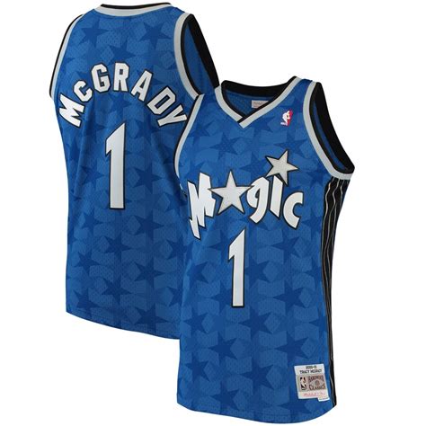 Mitchell & Ness Tracy McGrady Orlando Magic Blue 2001-02 Hardwood Classics Swingman Jersey