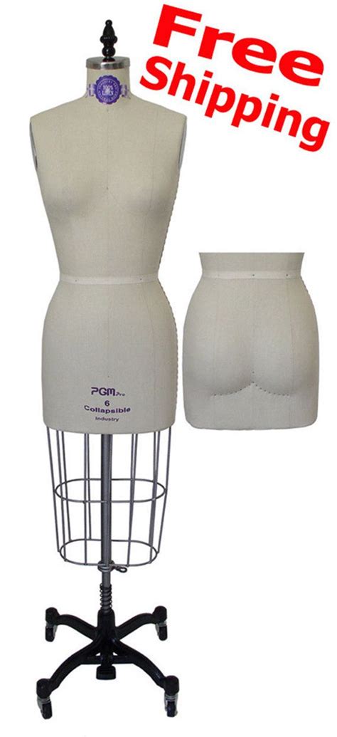 PGM Industry Grade Female Dress Form w Collapsible by PGMDressForm ...