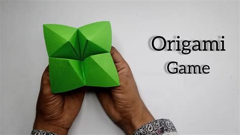 How to Make an Origami Game – easy origami tutorial