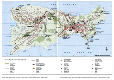 Capri Tourist Map - Capri Italy • mappery