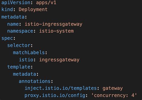 Set concurrency of Istio components · Issue #35751 · istio/istio · GitHub