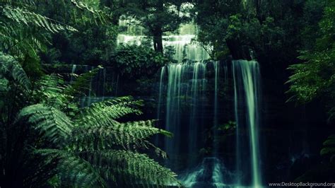 Jungle Waterfall HD Aesthetic Wallpapers Free HD Wallpapers ... Desktop ...