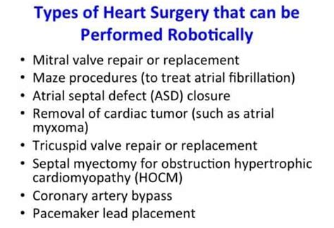 Types of cardiothoracic surgery - pasaarctic