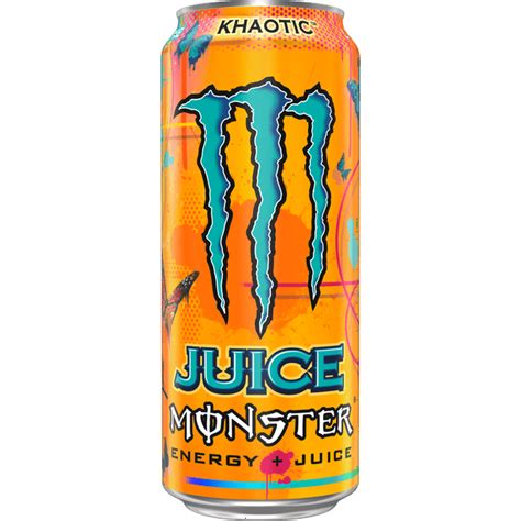 Juice Monster, Khaotic, Energy + Juice, 16 fl oz - Walmart.com