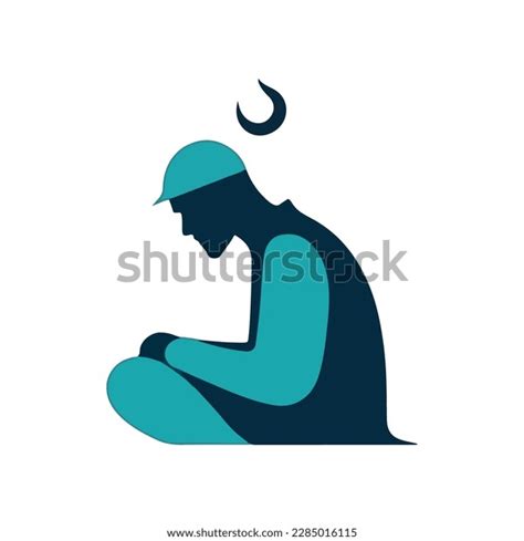 Muslim Prayer Vector Prayer Logo Stock Vector (Royalty Free) 2285016115 ...