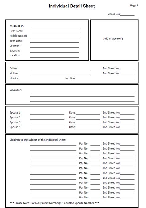 Free Fillable Genealogy Forms - An Australian Family History Perspective ...