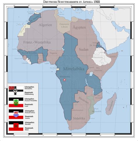 German colonies in Africa 1922 (alternate history) by Arminius1871 ...