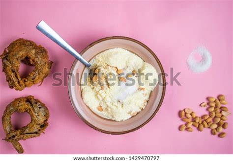 Plate Garri Milk Sugar Fish On Stock Photo 1429470797 | Shutterstock