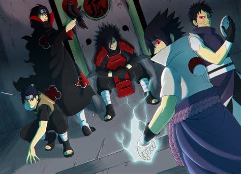 Fondos De Pantalla Sasuke Uchiha Itachi Uchiha Madara Uchiha Kakashi ...