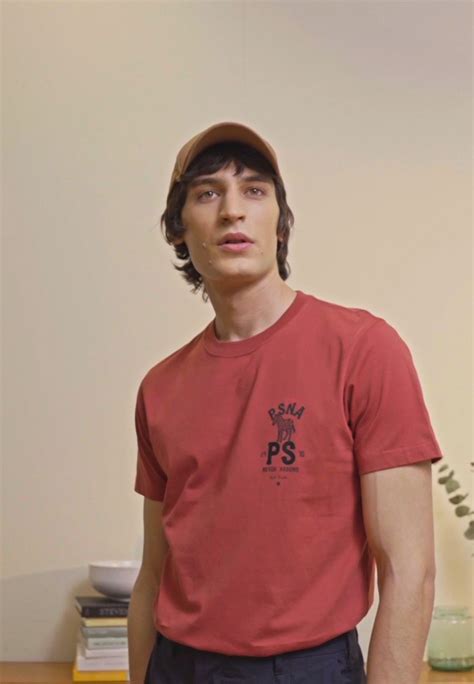 PS Paul Smith SLIM FIT ZEBRA - Basic T-shirt - red - Zalando.de