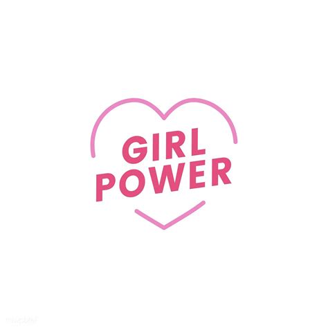 Girl power emblem badge illustration | free image by rawpixel.com ...